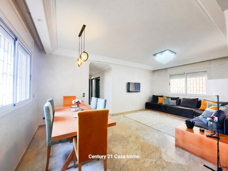 Appartement meublé à louer à Molay Youssef